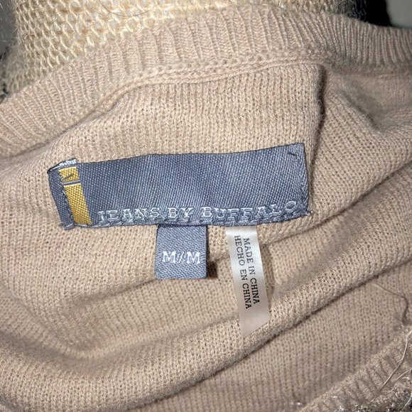 i Jeans by Buffalo Fuzzy Sequin Gold Light Sweater - Picture 5 of 6